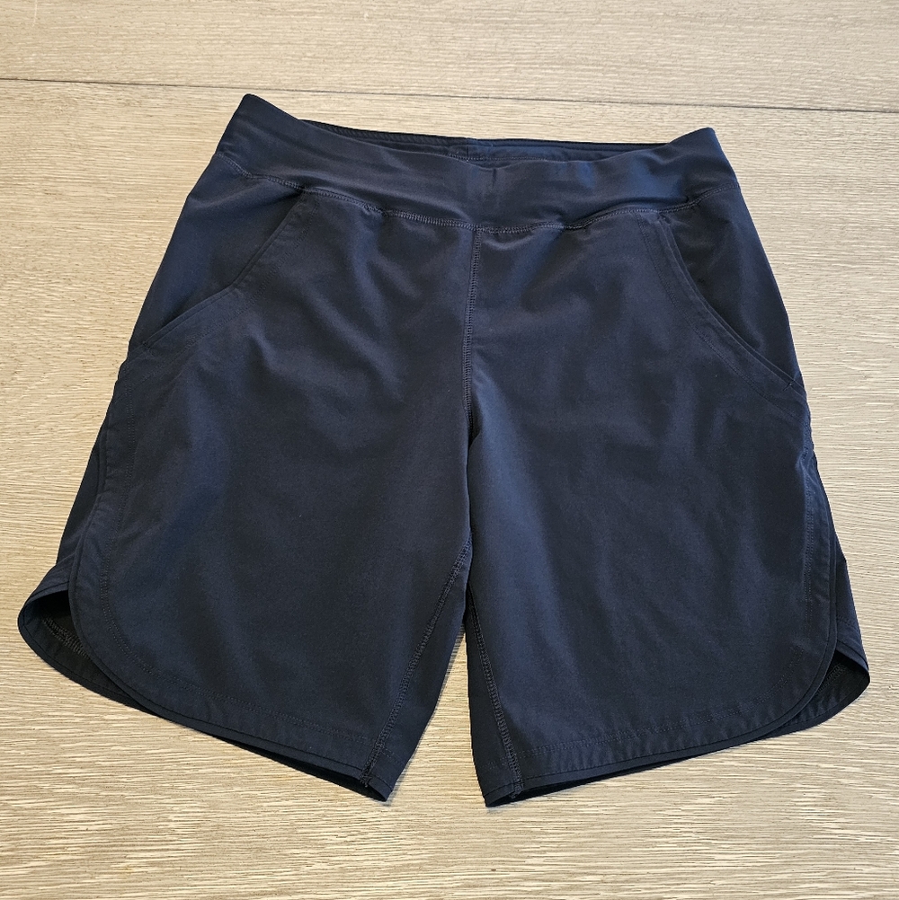 Lands' End Hiking Shorts Bermuda Size 6 Black Swim